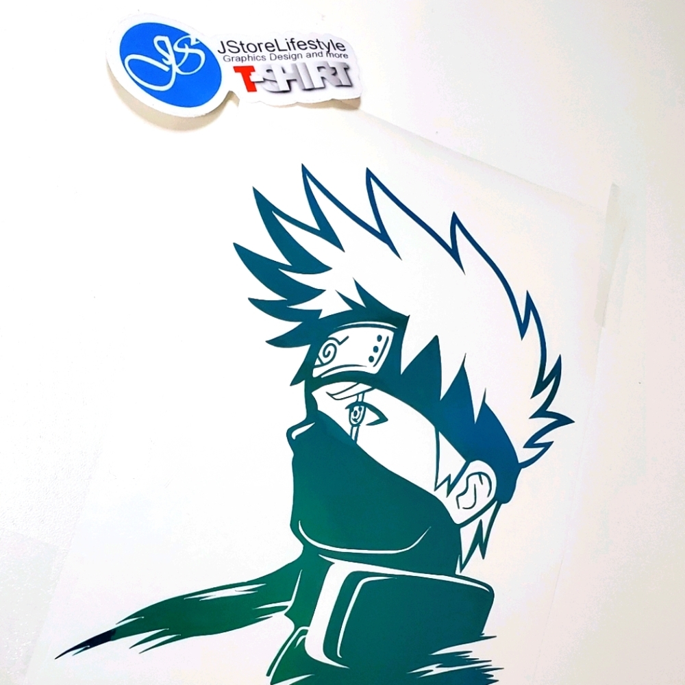 Kakashi Holographic Decal without background